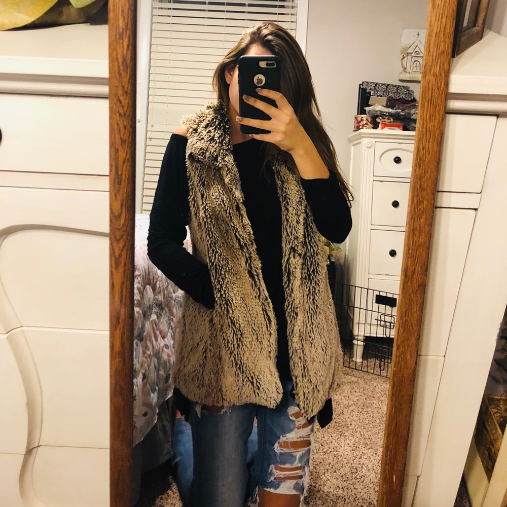 Cozy Brown Vest